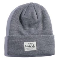 Coal The Uniform Heather Grey Recycled Knit Cuff Beanie