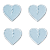 Crab Grab Mini Hearts Powder Blue Stomp Pad