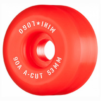 Mini Logo A-Cut Red 53mm 90a Skateboard Wheels
