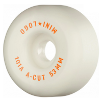 Mini Logo A-Cut White 55mm 101a Skateboard Wheels
