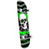 Powell Peralta Ripper One Off Silver Green 8.0" Complete Skateboard