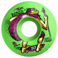 Bones 100's Neon Green 53mm 100a Skateboard Wheels