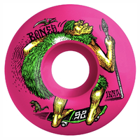 Bones 100's Neon Pink 53mm 100a Skateboard Wheels