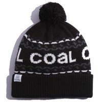 Coal The Kelso Black Pom Beanie