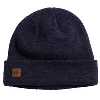 Coal The Harbor Heather Navy Knit Fisherman Beanie