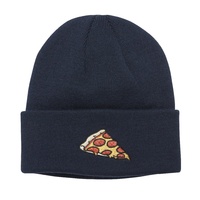 Coal The Crave Navy Pizza Beanie