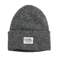 Coal The Standard Black Marl Acrylic Knit Cuffed Beanie