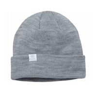 Coal The FLT Heather Grey Recycled Polylana Knit Beanie