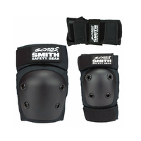 Smith Scabs Tri Pack Black Youth Pads Set