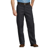 Dickies 283 Loose Fit Double Knee Black Mens Twill Work Pants
