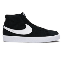 Nike SB Zoom Blazer Mid Black White Unisex Skateboard Shoes