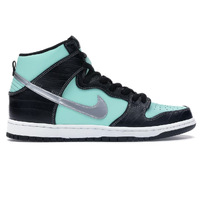Nike Sb Dunk High Premium Diamond Supply Co. Aqua Blue 10usa Rare Collectable
