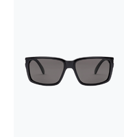 Volcom Stoneage Gloss Black Sunglasses Grey Polarised Lens