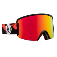 Volcom Garden Smoke 2021 Snowboard Goggles Red Chrome Lens