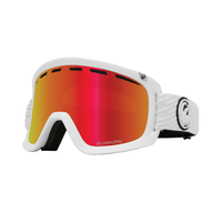 Dragon D1 OTG PK White 2020 Snowboard Goggles Lumalens Red Ionised Lens