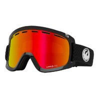 Dragon D1 OTG Black 2023 Snowboard Goggles Lumalens Red Ionized Lens