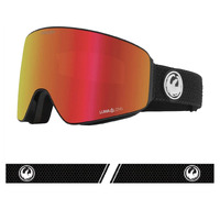 Dragon PXV Split 2023 Snowboard Goggles Lumalens Red Ion Lens + Spare