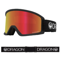 Dragon DXT OTG Black 2023 Snowboard Goggles Lumalens Red Ionised Lens