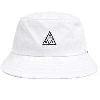 HUF Essentials TT Bucket White Hat L/XL