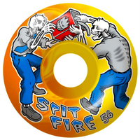 Spitfire Classics Fire Fight Yellow Orange 56mm 99a Skateboard Wheels