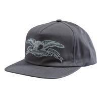 Anti Hero Basic Eagle Emblem Grey Adjustable Snapback Cap