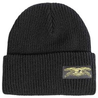 Anti Hero Stock Eagle Label Black Beanie
