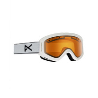 Anon Tracker White Kids 2020 Snowboard Goggles Amber Lens