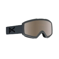 Anon Helix 2.0 Stealth Mens 2022 Snowboard Goggles Silver Amber Lens
