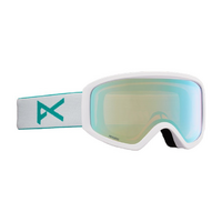 Anon Insight White Womens 2022 Snowboard Goggles Perceive Variable Blue Lens