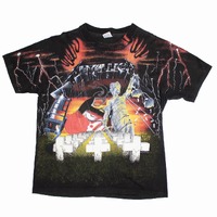 Anvil U.S.A Original Metallica Collage 91 Master of Puppets T-Shirt Used Vintage