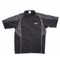 Nike Dri-Fit Sports Jersey Black Gold Small T-Shirt Used Vintage