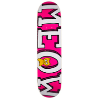 Meow Logo Pink 7.75" Skateboard Deck