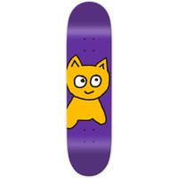 Meow Big Cat Purple 7.75" Skateboard Deck