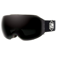 Carve The Boss Black 6172 Snowboard Ski Goggles Grey Lens + Low Light