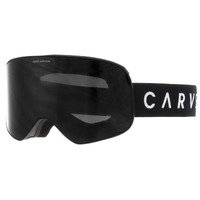 Carve The Frother Matt Black Snowboard Ski Goggles Smoke Lens