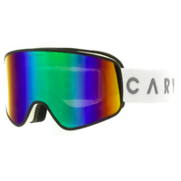 Carve The Summit White 6180-11 Snowboard Ski Goggles Grey Lens + Low Light