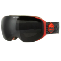 Carve The Boss Red 6177-01 Snowboard Ski Goggles Smoke Lens + Low Light