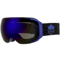 Carve The Boss Blue 6177-02 Snowboard Ski Goggles Grey Lens + Low Light