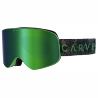 Carve Frother Matt Green Snow Goggles