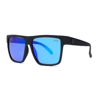 Liive Offshore Mirror Polar Matte Black Blue Sunglasses
