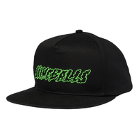 Santa Cruz Slime Balls Born To Slime Black Snapback Hat