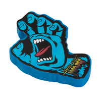 Santa Cruz Screaming Hand Blue Skateboard Curb Wax