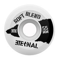 Eternal Soft Blend White 53mm 93a Skateboard Wheels