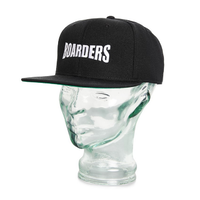 Boarders Embroidered OG Logo Black Snapback Cap