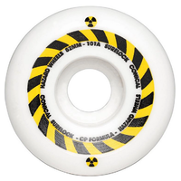 Hazard CP Conical Surelock Sign White 54mm 101a Skateboard Wheels