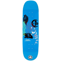 Welcome Flash On Moontrimmer 2.0 Blue 8.625" Skateboard Deck