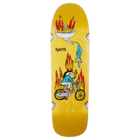 Polar Fire Ride Wheel Wells Hjalte Halberg 9.25" Skateboard Deck