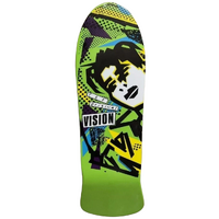 Vision The Original MG Lime Green 10.0" Reissue Skateboard Deck