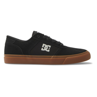 DC Teknic Black Gum Mens Skateboard Shoes