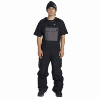 DC Docile Bib Black Mens 10K Snowboard Bib Overall